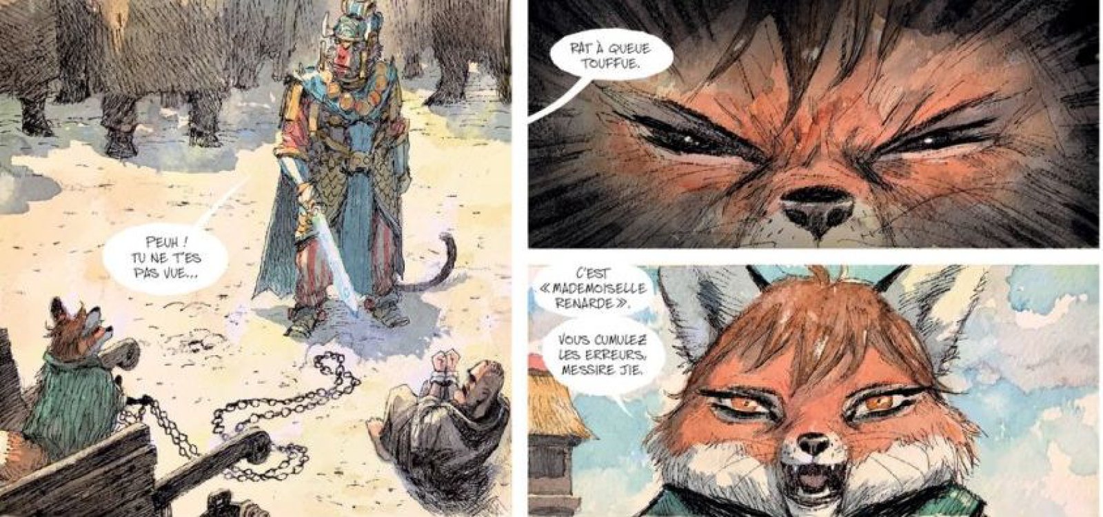 Fang dans une scène de confrontation 