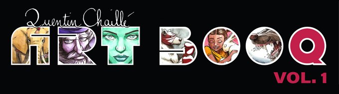 Bandeau du projet  ARTBOOQ Vol. 1 - ART BOOK de Quentin CHAILLÉ